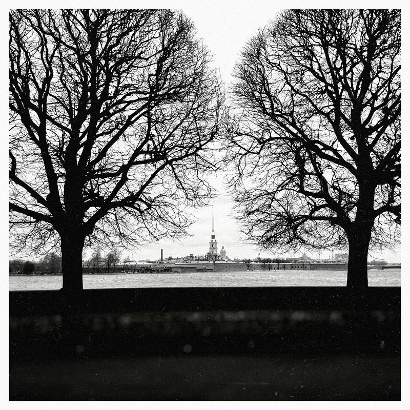 пейзаж, город, санкт петербург, чб, черно белое, репортаж photo preview