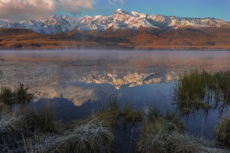 Джангысколь, горы,чуйский хребет, отражение Джангыскольphoto preview