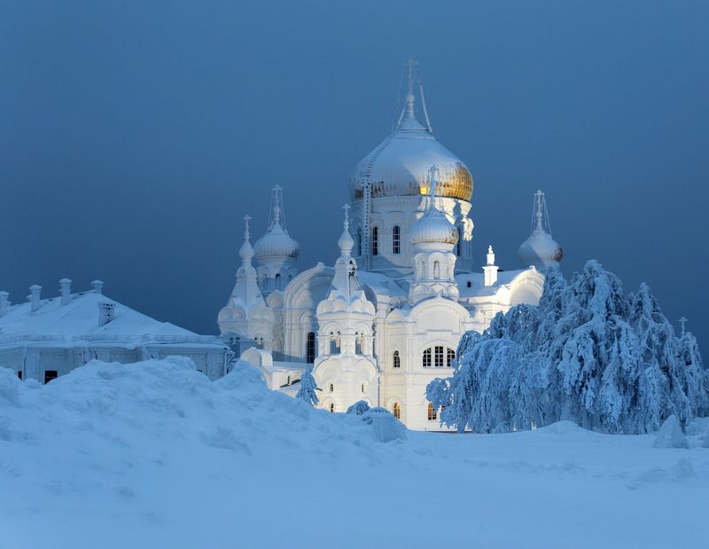 пермский край, урал, зима, деревня Белая гора фото превью