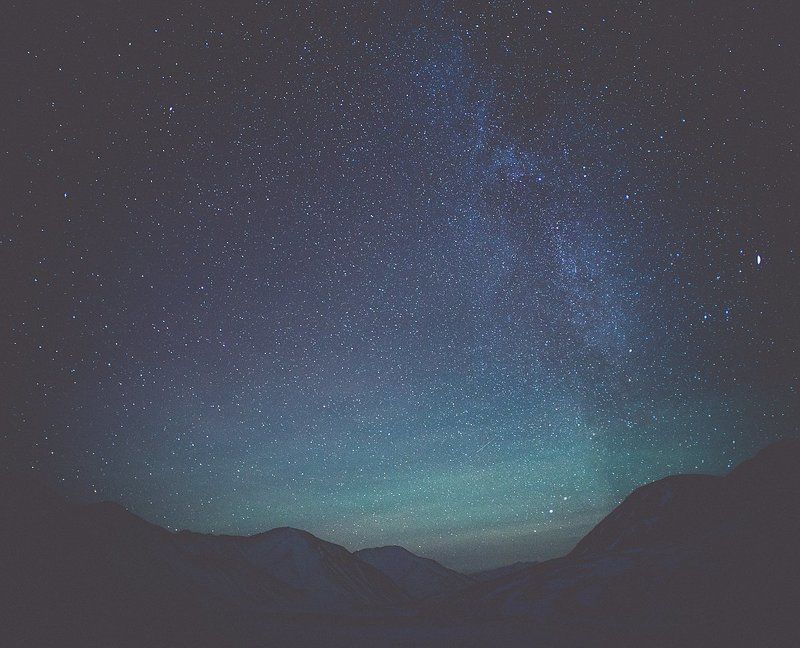 ночь, звезды, Млечный путь Бесконечность над Чукоткойphoto preview