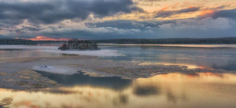 Закат на Сегеже.photo preview