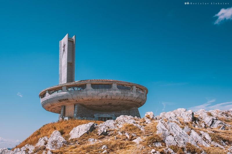 бузлуджа,buzludzha,travel,sky,blue,rock, Бузлуджа - Buzludzhaphoto preview