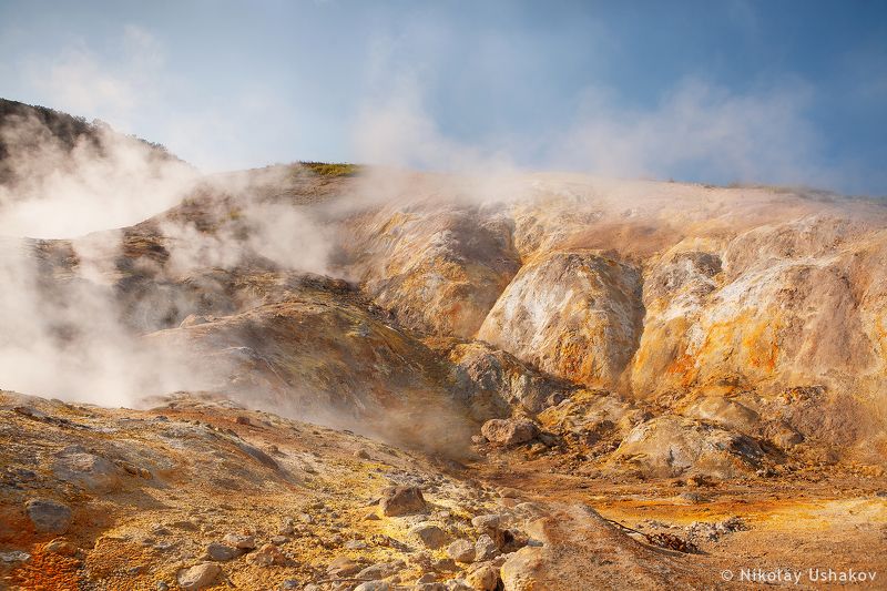 Камчатка, вулкан, Мутновский горячая земляphoto preview