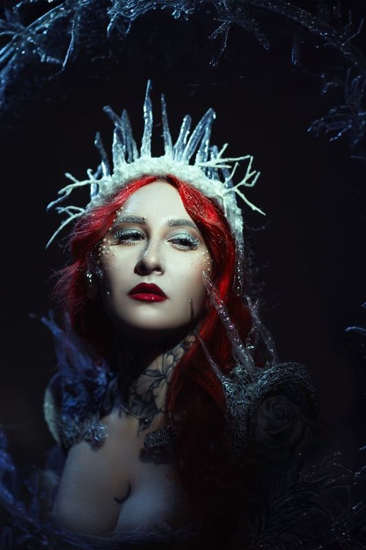 ice, queen, fairy, fairytale, snow, winter, snow queen  Ice Queenphoto preview