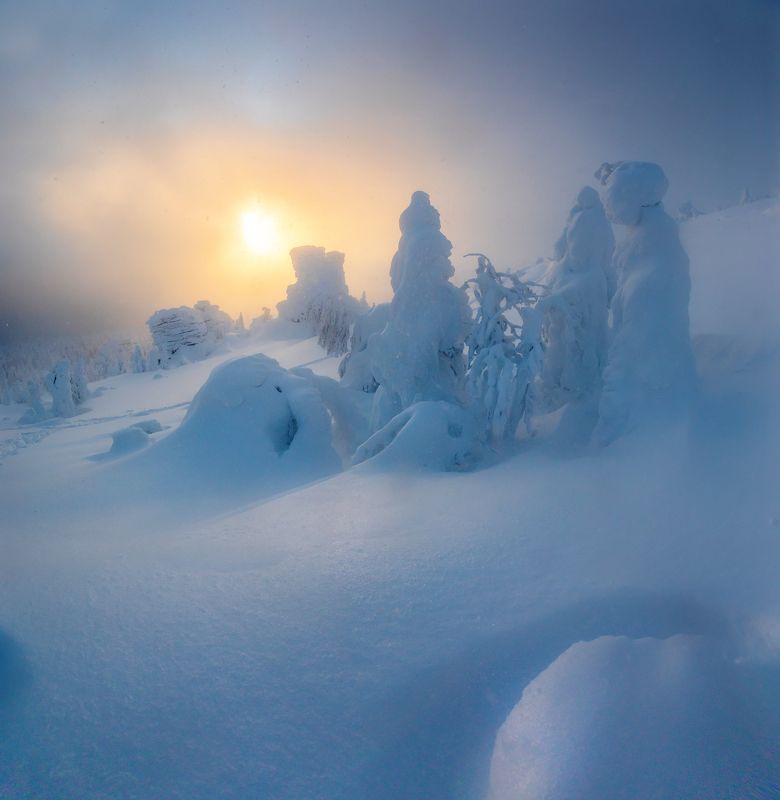 пермский край, урал, зима, деревня Снежный кайф фото превью