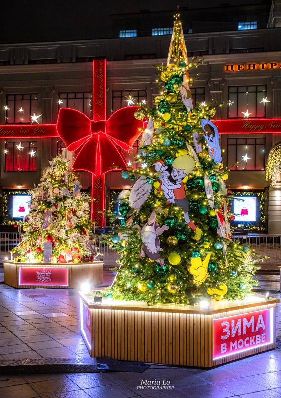 москва зима огинбольшогогорода зимняясказка рождество город Сказочный лесphoto preview