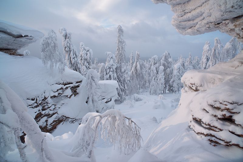 Снежные монстры Каменного города Пермский край photo preview