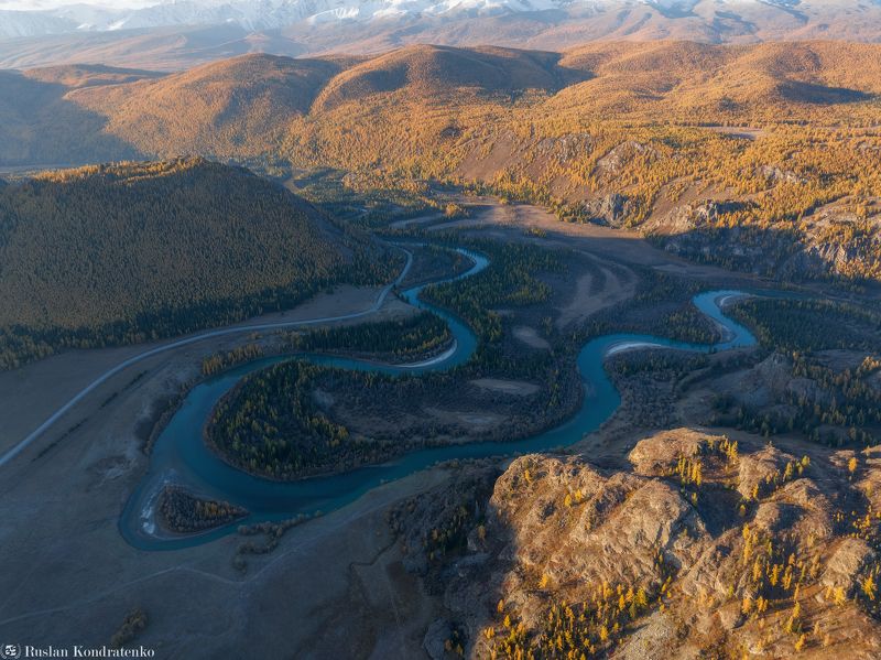 алтай, осень, горный алтай, чуя, чуйские меандры, меандры Чуйские меандрыphoto preview
