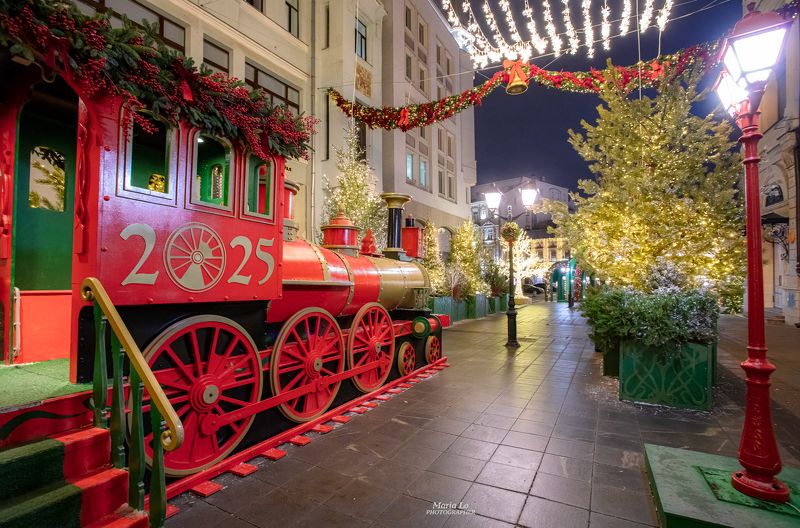москва огнибольшогогорода зимняясказка сказкавгороде рождество зима Сказочный волшебный вокзалphoto preview