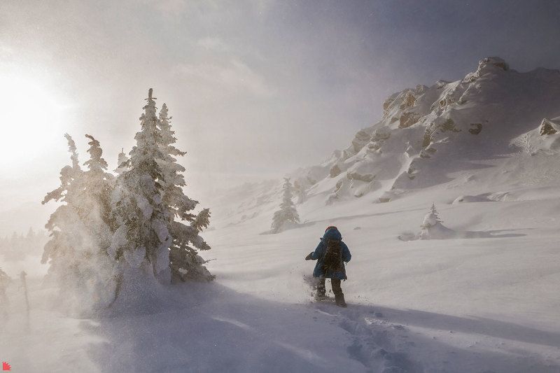 таганай, зима, метель, горы, снег В поисках кадраphoto preview