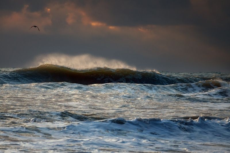 шторм волны море туапсе Волнение Черного моря.photo preview