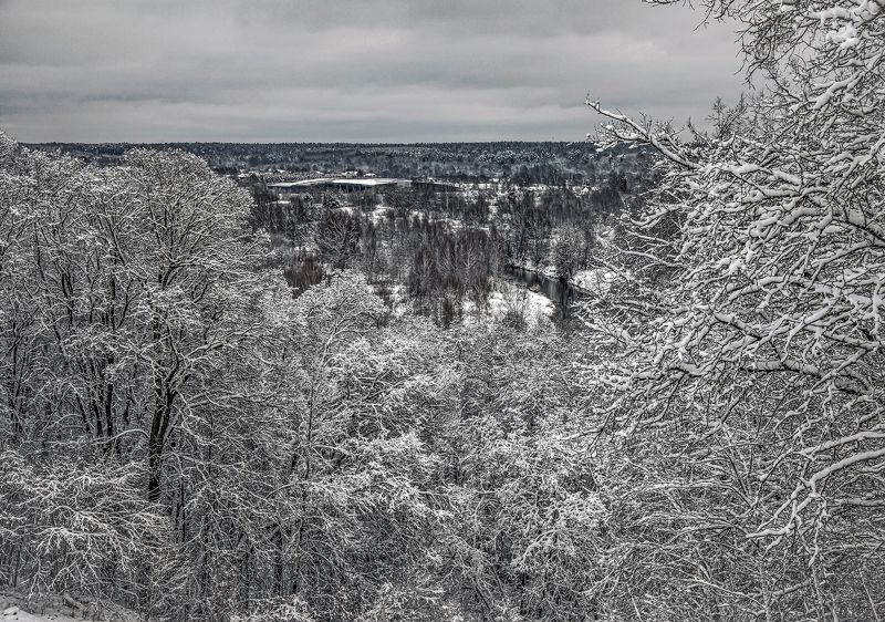 зима - снежная Конец ноября фото превью