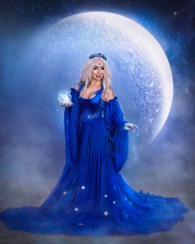 Фотограф Юлия Дюдина, Фотограф Нижний Новгород, арт фотограф, сказочная фотосессия луна, волшебная фотосессия Лунная сонатаphoto preview