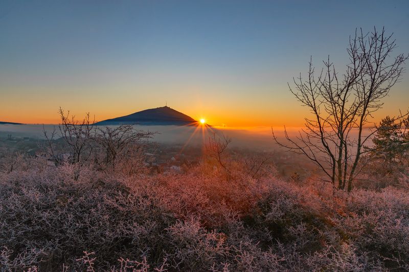 пейзаж,гора,утро,машук, кмв Утро над туманомphoto preview