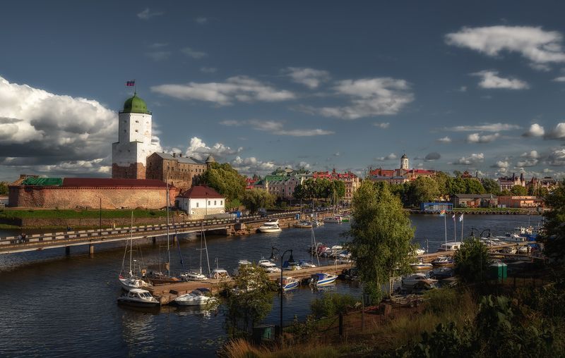 город, башня, крепость, замок, выборг, ленинградская область, medieval city, medieval town, tower Medieval & modernphoto preview