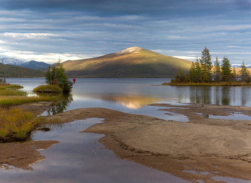 озеро джека лондона, колыма, магаданская область, осень, природа, закат На Джеке, Колыма фото превью