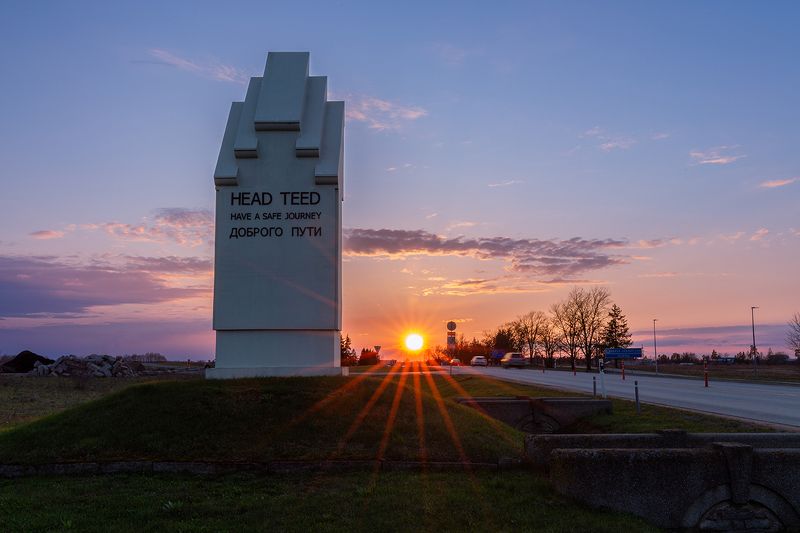 нарва таллиннское шоссе вечер дорога солнце Для тех, кто в пути фото превью
