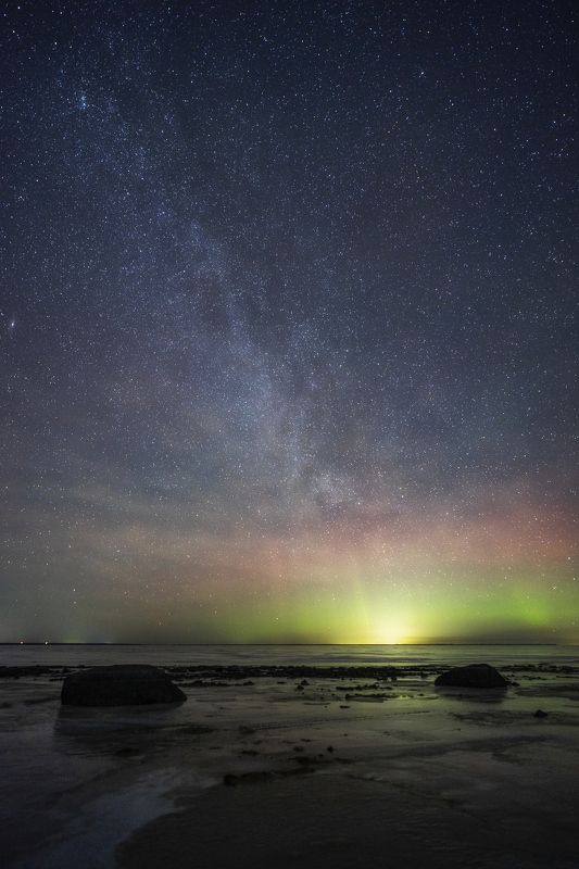 Безлунная ночь в бесснежную зиму.photo preview