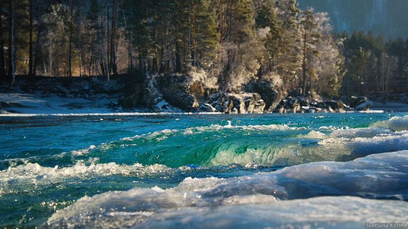 катунь, алтай, горный_алтай, река, пейзаж, landscape, river, winter, зима, природа Зимняя Катунь.photo preview