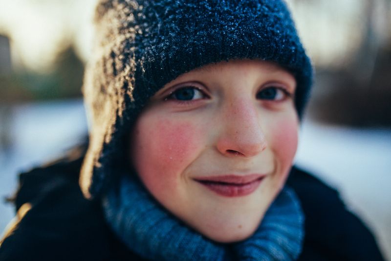 мальчик зима портрет Зимний портретphoto preview