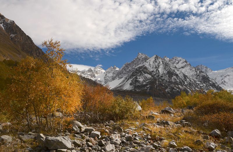 чегемское ущелье, кабардино-балкария Осенний Чегемphoto preview