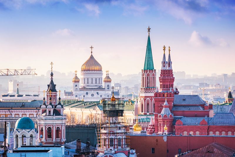 москва, храм христа спасителя, кремль Московские видыphoto preview