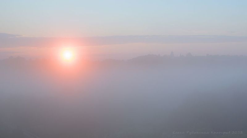 кологрив, костромская область, кологривский район Магия кологривских туманов. Город на том берегуphoto preview