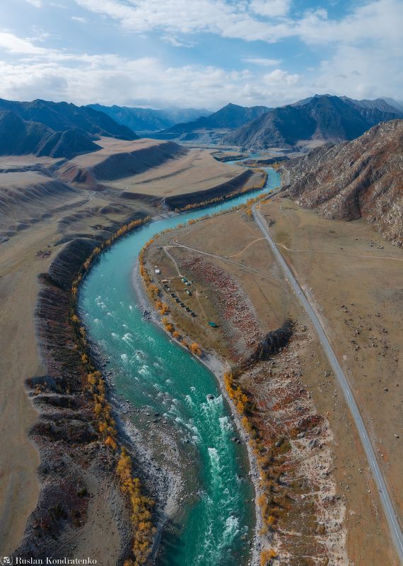 катунь, горный алтай, алтай, осень Катуньphoto preview