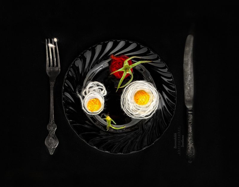 dark_photo, низкий ключ, flatlay, раскладка, концепт, минимализм, еда, art_photo, фото на телефон Про диетуphoto preview