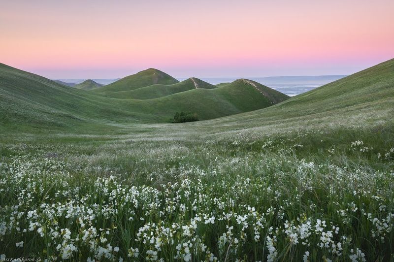 долгие горы, оренбуржье, степь, природа оренбургской области, южный урал, зеленые холмы, степной пейзаж \