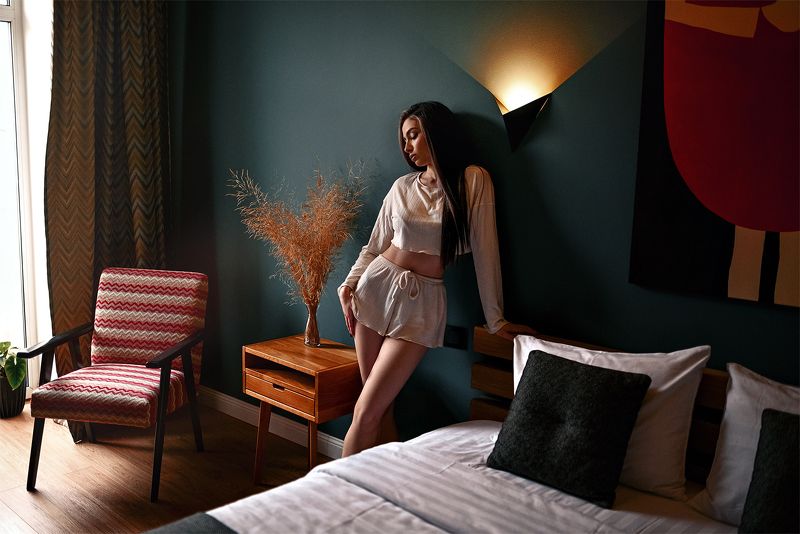 студийный портрет, девушка, 2025, свет Сабинаphoto preview