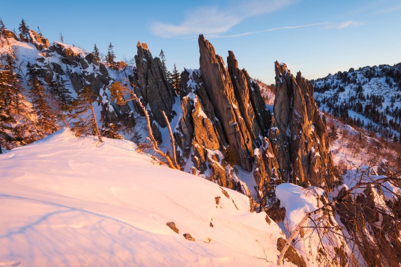 Таганай, Двуглавая сопка, Перьяphoto preview