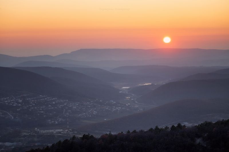 терновка, севастополь, закат, терновка, шулдан, горы, зима Шулдан на закатеphoto preview