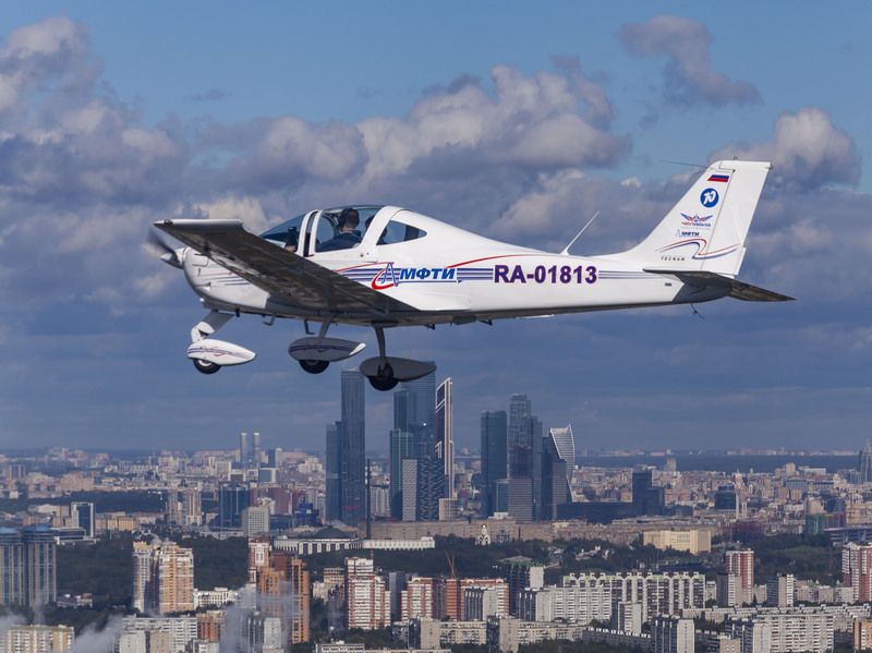Авиация Air to Air  Москва сити Над Москвойphoto preview