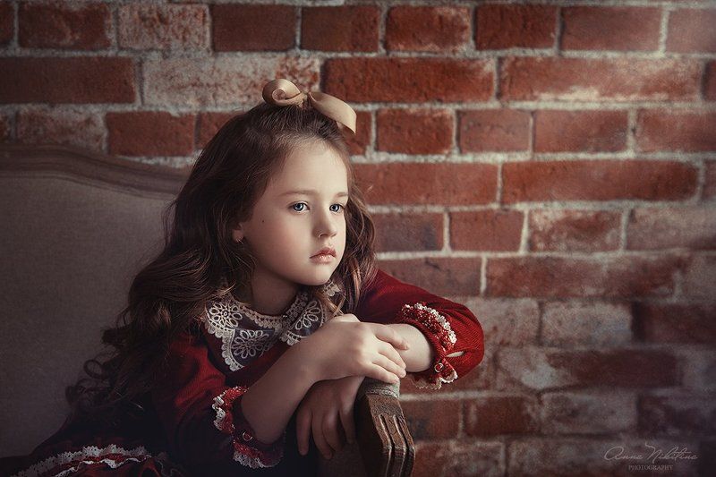 винтаж, девочка Ева-Викторияphoto preview