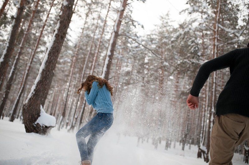 Kiss, Love, Wild, Winter love storyphoto preview