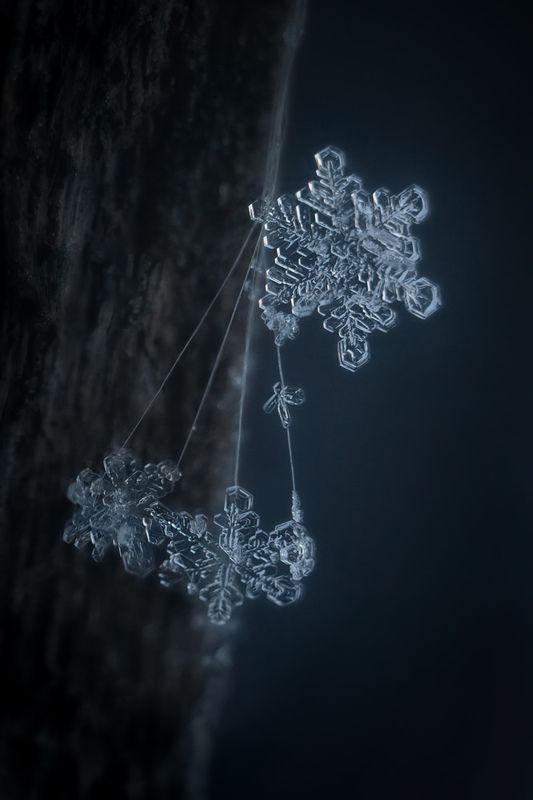 зима, снег, снежинки Про брошки с подвескамиphoto preview