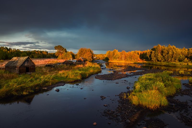 Осень на реке Пяльма...photo preview