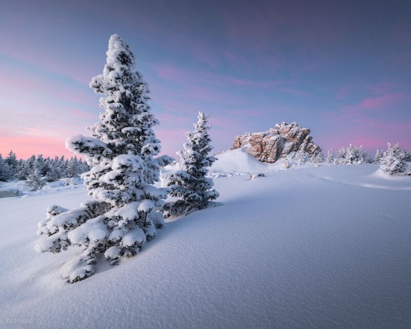зюраткуль, урал, челябинская область, мороз, зима, елки Зюраткульphoto preview