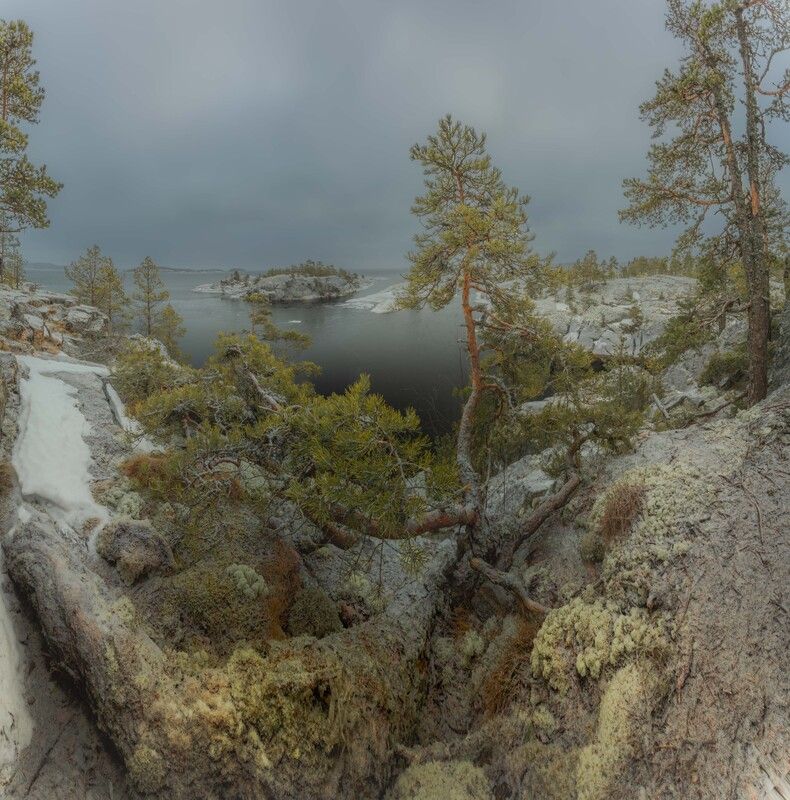 На скалах Ладогиphoto preview