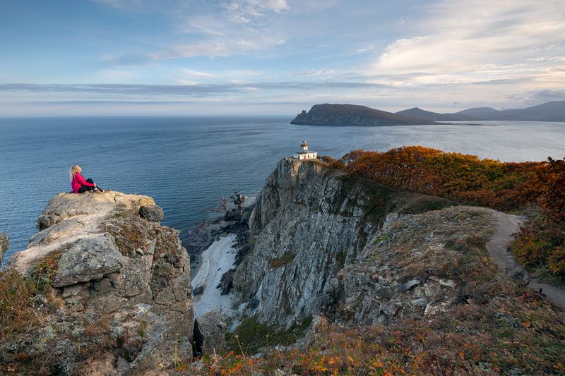 Приморье, Владивосток, Приморский край, Японское море, мыс балюзек, балюзек Маяк Балюзекphoto preview