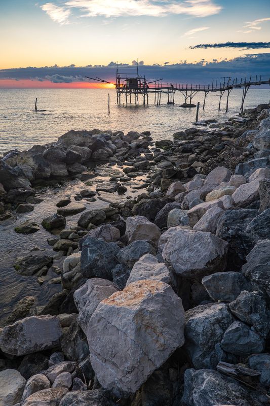 Рассвет на Адриатике. Trabocco фото превью