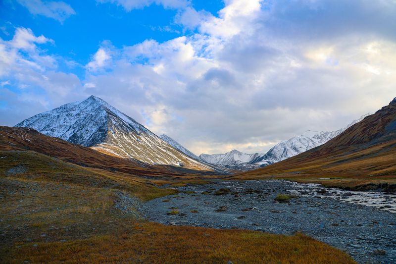 алтай, елангаш, горы, перевал У перевала Елангашphoto preview