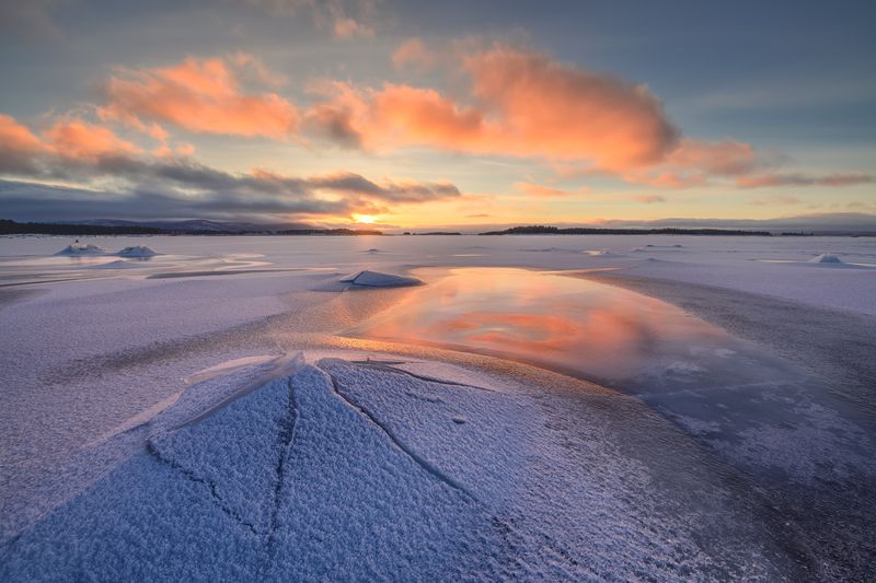 кандалакша Утро замерзшего моря...photo preview