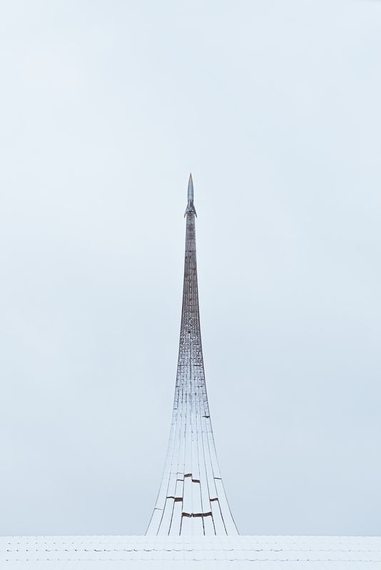 вднх, зима, музей космонавтики, москва, moscow, winner Музей космонавтикиphoto preview