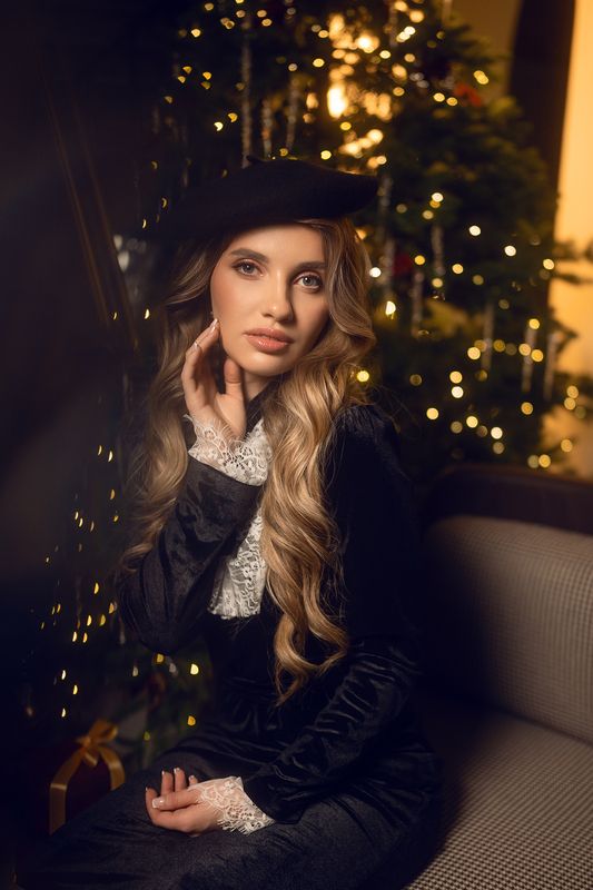 портрет, девушка, цвет, студия Виктория фото превью