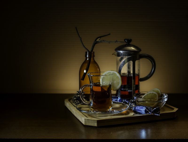 натюрморт Чай с лимономphoto preview