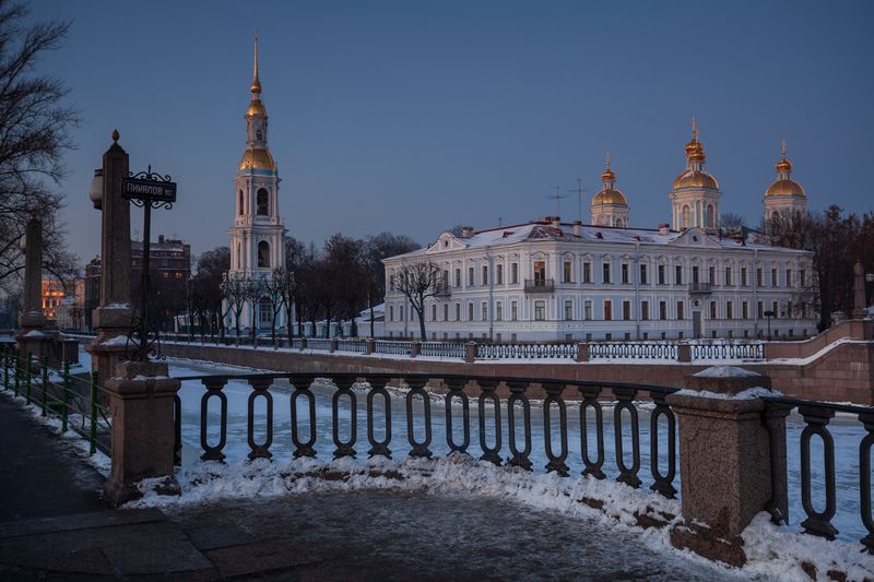 санкт-петербург, петербург, питер, крюков канал, никольский морской собор В Петербурге холодноphoto preview