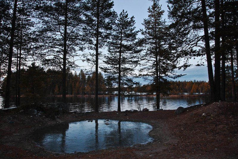 Карелия, Нильмогуба, Озера, Осень, Север Озера северной Карелииphoto preview