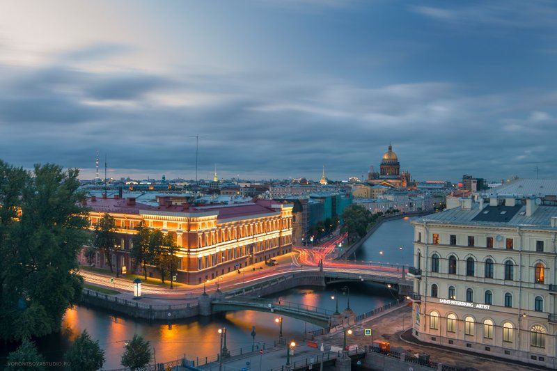 Река Мойка, вид на Исаакиевский соборphoto preview